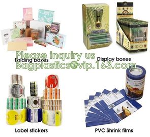 Biodegradale Compostable Packaging Roll Film Slide Zipper Garment Bag Food Packing Bag 3 side seal bag Kraft Paper Bag