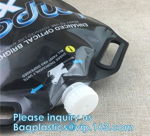 liquid soap pouch hand santinizer bag shaped packaging, Stand Up Liquid Soap Spout Pouch Bag, wash fluid liquid soap bag