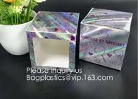 Bagease Multiple Use Candy Pack Holographic Clear Front Packaging Zipper Bag Wholesale Retail Heat Seal Bag For Popcorn