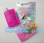 mylar zipper bags Three side seal bags bags with clear front Spout pouches Plastic bag Paper products Pill packages