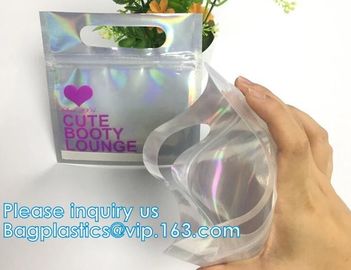 mylar zipper bags Three side seal bags bags with clear front Spout pouches Plastic bag Paper products Pill packages