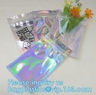 mylar zipper bags Three side seal bags bags with clear front Spout pouches Plastic bag Paper products Pill packages