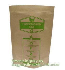 Bagease pack PLA Custom printing Sharp bottom paper bag/ drip coffee bag/biodegradable tin tie craft paper tea bags