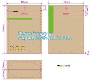 Ziplock, Pull Tab Zipper, Tear Notch, Window, Hang Hole, Valve, Tin Tie Flat Bottom, Stand Up, Side Gusset, Quad Seal