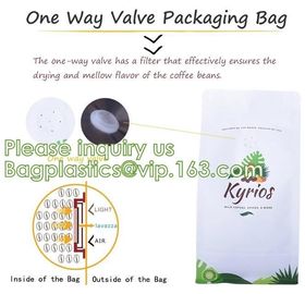 Eco Recyclable Reusable Resealable Doypack Coffee Tea Bag Red Stand up Pouch with Valve and Ziplock Chocolate, Potato