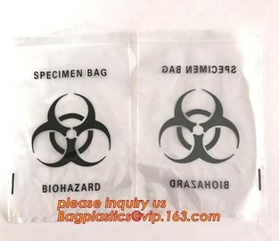 Custom printed LDPE medical ziplock pills medicine zipper resealable small plastic bag, medical grade clear plastic zipp