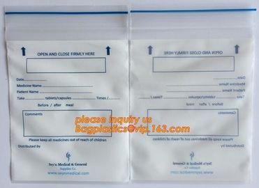 the zipper bag for medical use,zipper medical bags,medical trauma bag, Zipper Sealing Medical Packing Bag for Animal/ Me