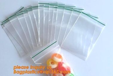 food grade PP PE ziplock bag / clear plastic food bag / zip lock bag for food packaging, Oem Plastic Zip Snack Food Pack