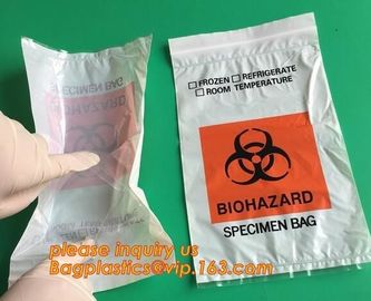 Customized Medical ziplock bag/Zipper bag with lock for packaging, envelope Medicine Zip Lock Bag for Hospital packaging