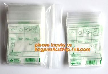 Medical First Aid Kit Empty Bag, medical pill zip lock bag, resealable medical exit bag with ziplock for tobacco packs