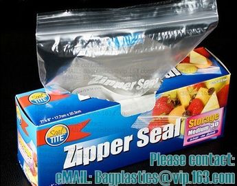 resealable, reclosable trasnparent freezer plastic ziplock bag, Reclosable Grip Zip Smell