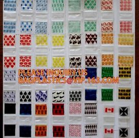 Apple Mini Zip Lock Bags, Zip Lock Plastic Baggies for jewelry packaging, Storage Ziplock Baggies, Smiley Face Print pac