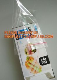 Customize Resealable Plastic Clear Poly Ziplock Baggies custom zip lock bag, LDPE HDPE CPE PPE PVC Plastic Slider Zipper