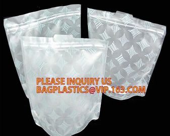 LDPE/PP Custom Printed Zip Lock Self Seal Plastic Bag/Zipper Pouch For Garment And Gift Packaging, side seal pp plastic