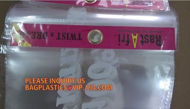 Self Seal Zipper Plastic Retail Packaging OPP Poly Bag, Ziplock Zip Lock Bag Package with, zip lock bag clear full colo