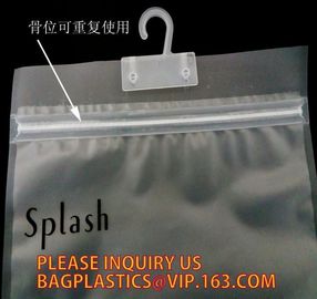 Self Seal Zipper Plastic Retail Packaging OPP Poly Bag, Ziplock Zip Lock Bag Package with, zip lock bag clear full colo