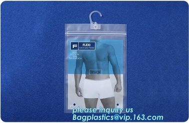 Hook Top zip plastic bag food packaging/ 3 side seal zipper bag/ stand up pouch ziplock bag for meat,pork,beef,sea food