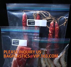 waterproof various color ldpe custom plastic ziplock bag, LDPE zipper freezer bags with box, waterproof Slider zipper ba