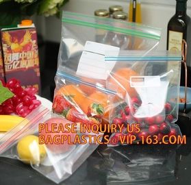 healthy food reclosable ziplock bags in color box, 100 Count Colored Box Packing 2 Mil Poly Ziplock Bag for US Market