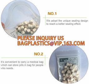 Double zip seal packaging bag, Double sealed food storage custom printed plastic zip lock bag, Moisture Proof plastic go