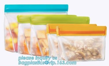 Food Fresh Bag/Food Vacuum Storage Bag/Kitchen Vacuum Bag, Food Grade Leakproof Fresh Large Zipper Freezer