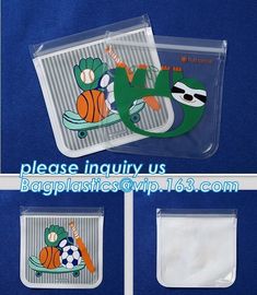 Reusable Silicone Food Fresh vegetable Seal packing Bag with Ziplock Heat Resistant Food Storage Bag, bagplastics, bages