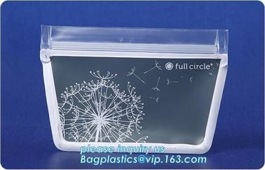 Reusable Silicone Food Fresh vegetable Seal packing Bag with Ziplock Heat Resistant Food Storage Bag, bagplastics, bages