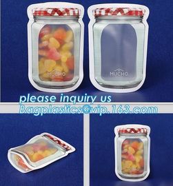 Resealable three -side sealed Aluminum Foil Zip Lock Bag/Food Moisture-proof Ziplock Pouch with Custom Logo, bagease