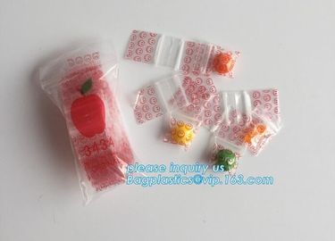 Antistatic Ziplock Bags, Self Resealable Mini Grip Poly Plastic Clear Zip Lock Grip Seal Food Packing Bags for Chinese-d