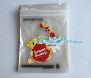 food storage wicketed ldpe clear plastic zip lock bag with print, FDA Custom Food Grade Wicket Plastic Ziplock Bag, bage