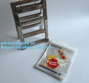 food storage wicketed ldpe clear plastic zip lock bag with print, FDA Custom Food Grade Wicket Plastic Ziplock Bag, bage