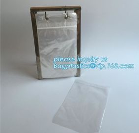 PE slider zipper saddle deli bag, Biodegradable Ziplock saddle deli bag, saddle deli slider bag, LDPE Custom Saddle deli