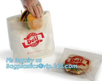 food grade LDPE Top Load saddle slider bag, Saddle deli bag with bottom slider for packing food, Biodegradable Ziplock s