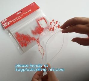bag with ziplock China website No printing Transparent Stand up zipper pouch for food packaging, gift ziplock bags, pac