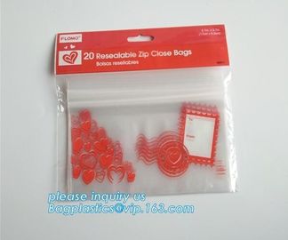 bag with ziplock China website No printing Transparent Stand up zipper pouch for food packaging, gift ziplock bags, pac