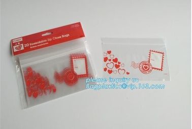 bag with ziplock China website No printing Transparent Stand up zipper pouch for food packaging, gift ziplock bags, pac