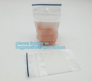 resealable one side clear pouch pharmacy small ziplock pill package zip lock plastic bags pills packaging bag, bagplasti