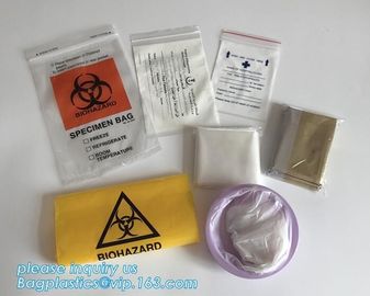 BioHazard Zip Lock Medical Specimen Bags, LDPE Biohazard Specimen Ziplock Bag For Laboratory, Lab Bags /Specimen Bags/zi