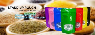 Frosted translucent packaging bag, self-supporting ziplock sealed plastic dried fruit candy food pouch, bagplastics, pac