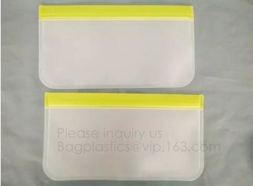Oem reusable eco friendly peva plastic ziplock sandwich snack food storage bag,silicone ziplock reusable sandwich storag