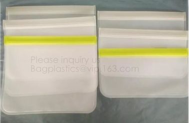 Oem reusable eco friendly peva plastic ziplock sandwich snack food storage bag,silicone ziplock reusable sandwich storag