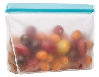Leakproof Reusable Storage Bags Extra Thick FDA Grade PEVA Ziplock Bags,keep fresh air-tight vacuum sealer bags for food