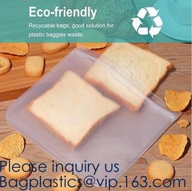 Large Capacity Leakproof Reusable Double Ziplock Peva Sandwich Snack Bags,EASY SEAL SLIDER,Eco-friendly manufacturers