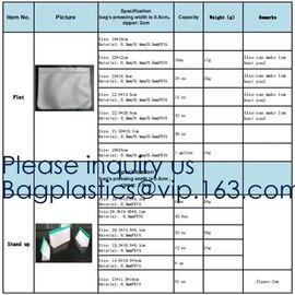 Double Ziplock Closure, Flexible, Airtight, Waterproof Zipper Seal, Slider seal, Bagease, Strong Seal, LeakProof, Airpro