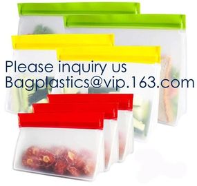 Transparent Waterproof Peva Liner Cooler Storage Ziplock Peva Bag,Amazon Hot Sale Frozen Peva Food Packaging Zipper Bag
