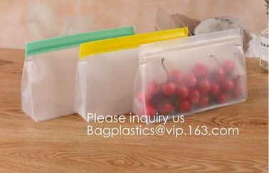 Recyclable Custom Size Sandwich And Snack Peva Zip Lock Stand Bags,Biodegradable PEVA Plastic Sandwich Snack Ziplock Sto