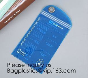Reusable Transparent PVC Colored Bubble Ziplock Bag,Eva/pe/pvc Ziplock Frosted Biodegradable Clear Cellphone Garment Bag