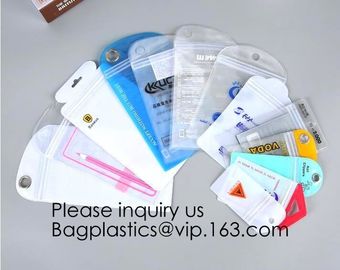 Self Sealing PVC Plastic Zip Lock Bag Thick Clear Ziplock Earrings Jewelry Bag Packaging Storage Bags bagease bagplastic