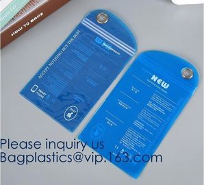 Self Sealing PVC Plastic Zip Lock Bag Thick Clear Ziplock Earrings Jewelry Bag Packaging Storage Bags bagease bagplastic