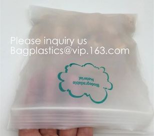 Eco PLA 100% Biodegradable Corn Starch Compostable Plastic Zipper Bag,Resealable PLA Biodegradable Poly D22/EPI PAC Bag